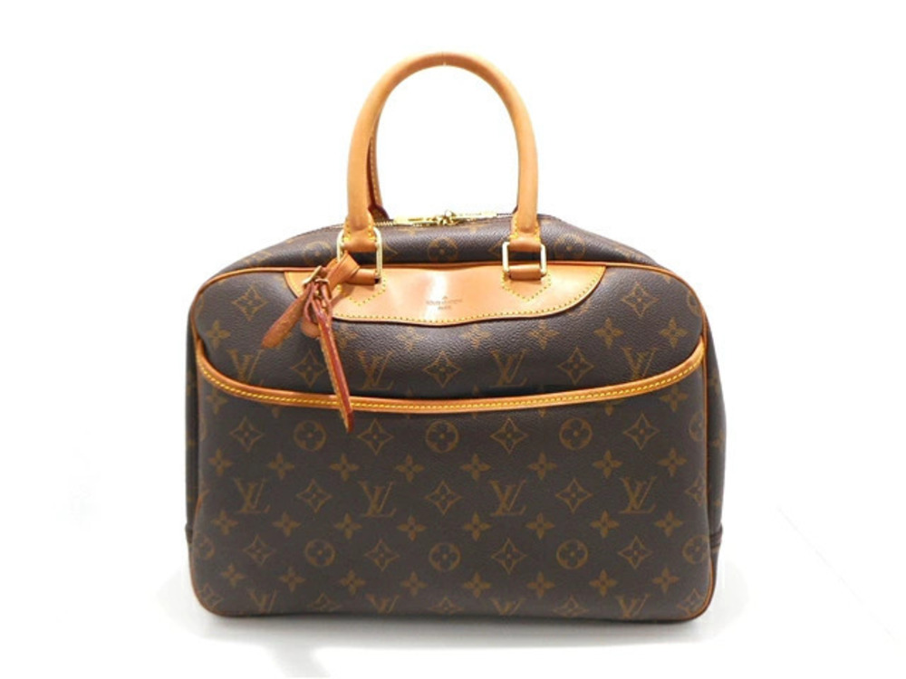 LOUIS VUITTON Deauville Bowling Vanity Handbag Monogram